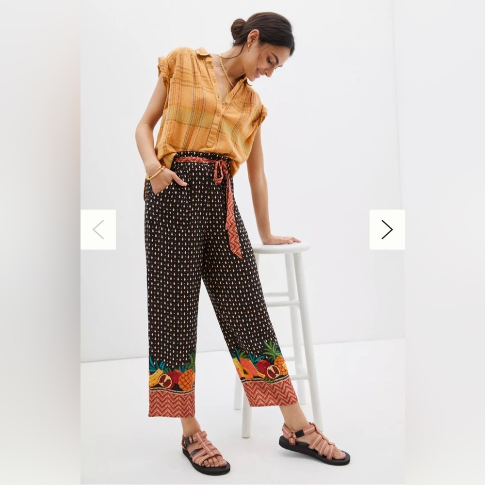 Anthropologie FARM RIO Tucker Paperbag Pants Size XS - NWT